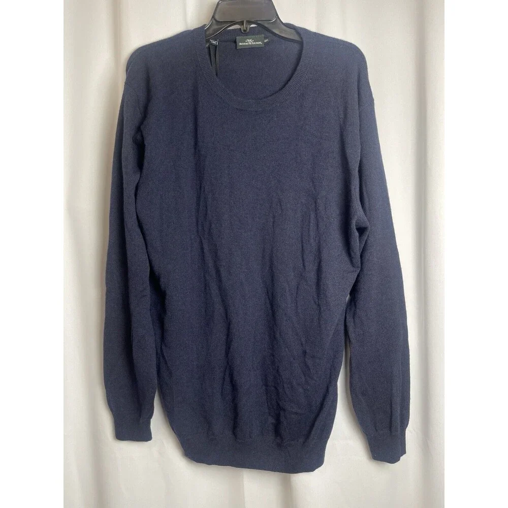 Rodd & Gunn Queenstown Sweater In Blue Granite Sz XXXL New